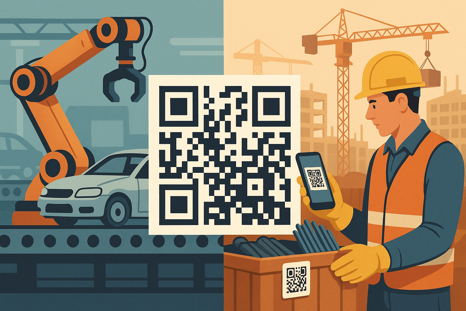 QR-коды: от японских конвейеров до учета ТМЦ на строительных объектах